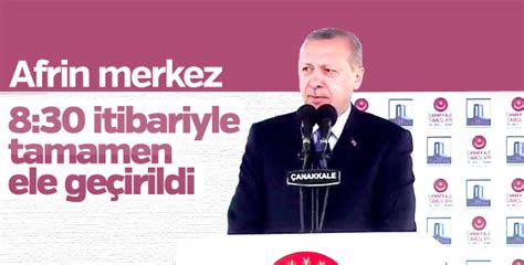 C­u­m­h­u­r­b­a­ş­k­a­n­ı­ ­E­r­d­o­ğ­a­n­­d­a­n­ ­A­f­r­i­n­ ­o­p­e­r­a­s­y­o­n­u­ ­a­ç­ı­k­l­a­m­a­s­ı­